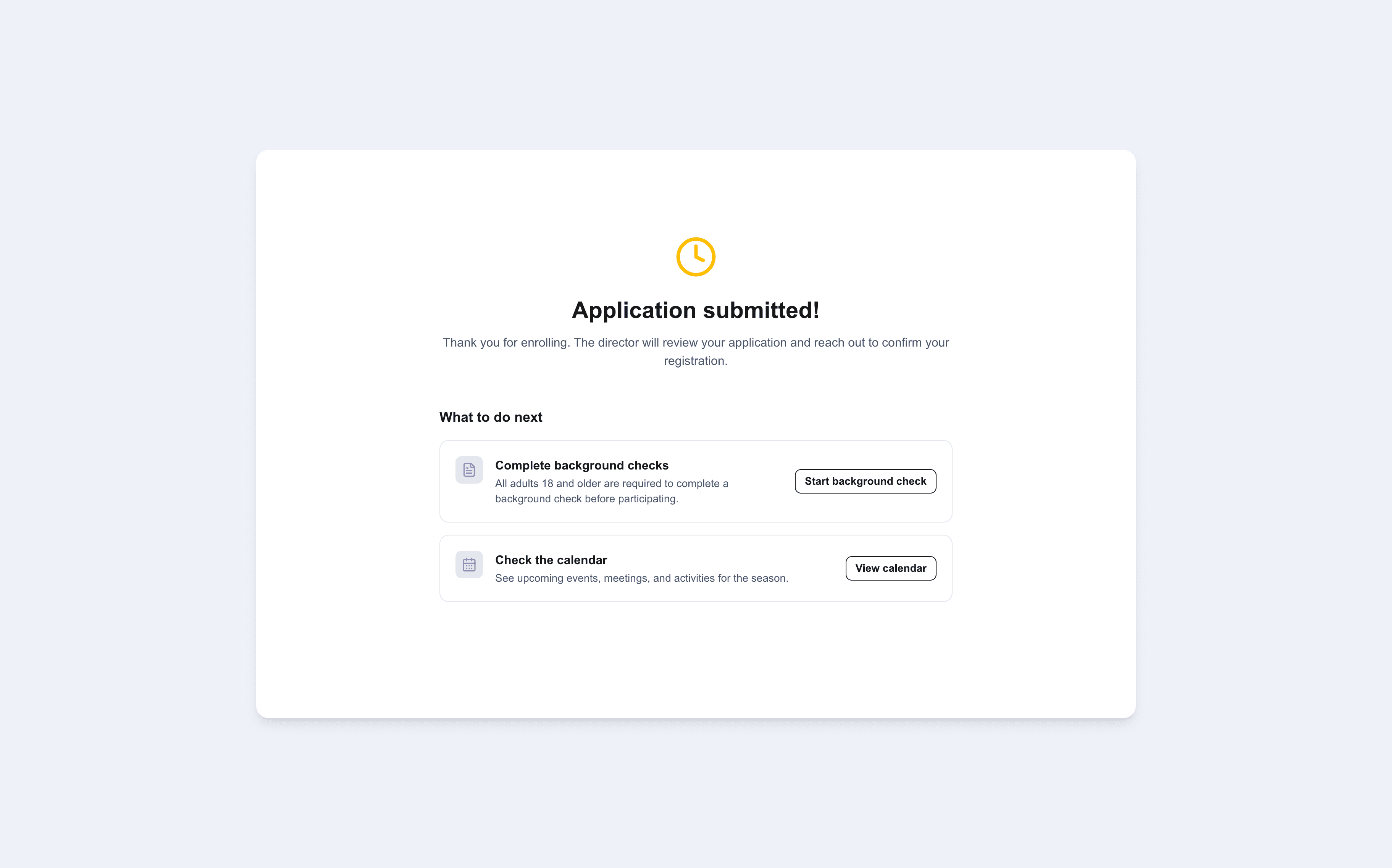 Member enrollment process