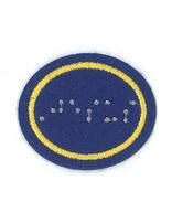Braille honor patch
