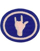 Sign Language honor patch