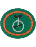 Unicycling honor patch