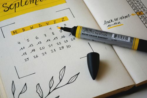 How to plan your calendar of activities